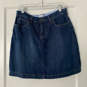 Denim skort size 6